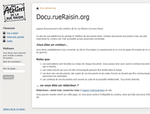 Tablet Screenshot of docu.rueraisin.org